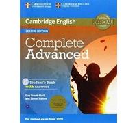 Complete Advanced Student's Book Pack (Student's Book with Answers with CD-ROM and Class Audio CDs (2)) 2nd Edition