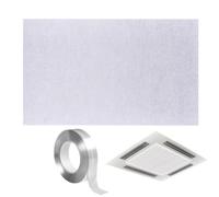 Complete Air Vent Filters Kit - Tela de filtro de ventilación no tejida de poliéster flexible DIY Diseño | Filtro electrostático de algodón para calentamiento de aire en rejilla y embalaje