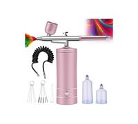 Complete airbrush set, high-pressure compressor, oxygen injector, for skin moisturizing and nail art