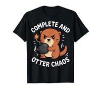 Complete and Otter Chaos Funny Pun Cute Sea Otter Lover Camiseta