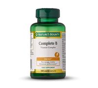 Nature's Bounty – Complejo B con B12, B6, Ácido Fólico y Niacina – 100 comprimidos recubiertos