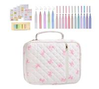 Complete Bible Supplies, Christian Learning Tools, kit de 30 x 23 x 8 cm con estuche, 12 iluminadores de colores, accesorios de estudio con diseño organizado, juego de educación religiosa para mujeres