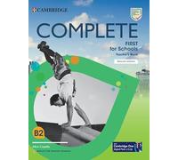 Complete First for Schools for Spanish Speakers Teacher`s Book with Digital Pack (Complete for Sanish speakers) - 9788413223704