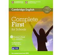 Complete First for Schools Student's Book with Answers with CD-ROM (CAMBRIDGE)