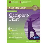 Complete First for Spanish Speakers Workbook with answers with Audio CD 2nd Edition