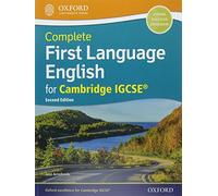 Complete first language english for Cambridge IGCSE. Student's book. Per le Scuole superiori. Con ebook. Con espansione online: Print & Online Student ... Pack (Cambridge IGCSE English First Language)