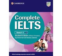 Complete IELTS Bands 4-5 Student's Book without Answers