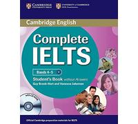 Complete IELTS Bands 4-5 – Libro del estudiante sin respuestas con CD-ROM – Cambridge