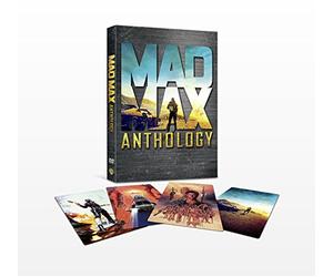 Complete Mad Max 1-4 Anthology Box Set: Mad Max / Mad Max 2: The Road Warrior / Mad Max Beyond Thunderdome / Mad Max Fury Road + Extras + bonus Madness of Max feature-length documentary and 4 exclusive artcards in a rigid slipcase
