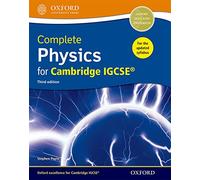 Complete Physics for Cambridge IGCSE: Student book (Third Edition) (CAIE complete physics science) - 9780198399179
