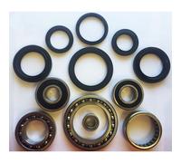 COMPLETE Rear Differential & Axle Tube Bearing Seal Kit for 2007-2014 Yamaha YFM 350 Grizzly 2x4 4x4 NON IRS ATV