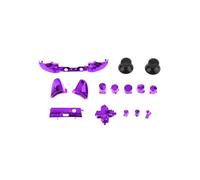Complete set of bumper buttons abxy mod kit for xbox one controllers chrome purple