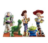 Complete Set of Official Toy Story Cardboard Cutouts - Collection of 5