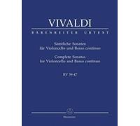Complete Sonatas for Cello and Basso continuo by Antonio Vivaldi (2003-01-20)