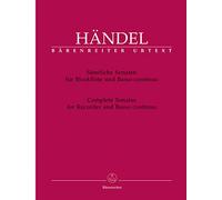 Complete Sonatas for Treble Recorder and Basso continuo