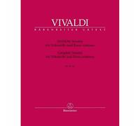 Complete Sonatas for Violoncello and Basso continuo RV 39-47 (Cello & Piano)