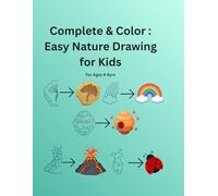 Complete the drawing : Easy Nature Drawing for Kids