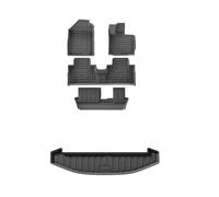 Completo Alfombrillas Coche para JETOUR para X70 para Plus 2025-2021 Alfombrillas Maletero Todo Tipo Clima Carga Delantera Y Trasera Almohadillas Los Pies(RHD 5PCS,X*70 2021-2025)