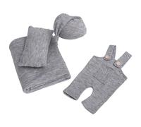 Completo conjunto de accesorios para fotos de recién nacidos con suave manta envolvente y almohada conjunto indispensable para fotos de recién nacidos para posar cómodamente