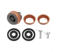 Completo para montaje de pistón para bomba manual tipo 75 con hierro fundido, sellos de cuero vacuno tratado, anillos de goma y herrajes para reparación de pozos
