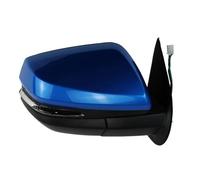 Completo Retrovisor Espejo Exterior Espejo Retrovisor LED Para Coche, Conjunto Espejo Puerta Lateral, Señal Giro, Espejo Exterior Sin Cámara Para JAC T8 Para Camioneta 8210200P306A(Blue Right)