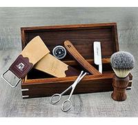 Completo Rosewood Old Style Classic Barber Juego de afeitado perfecta Hombres Afeita Juego de regalo