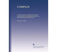 COMPLEX: A least squares method for fitting quadratically interpolated tables to a two-dimensional data array