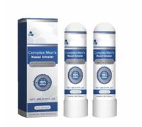 Complex Men's Nasal Inhaler,MenStick Nasal Inhaler,Natural Nasal Inhaler Stick,Restores Energy and Vitality,Natural Formula,Discomforts Nasals,Provides Everyday Comfort,for Business Travel Work (2)