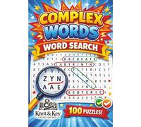 Complex Words Word Search: Complex Words Word Searches with Easy to Read Print About Science, Studies, Medicine and More | 6x9 inches, 110+ pages | ... Gift for Vacations, Holidays and Relaxation