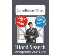 Compliance Officer Word Search Puzzle Book: Compliance Officer Themed Word Searches with Easy to Read Print | 6x9 inches, 110 pages | 50+ Puzzles