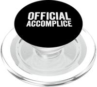 Cómplice Oficial I'm Not Guilty Humor Funny Dichos PopSockets PopGrip para MagSafe