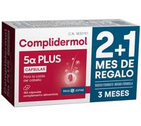 Complidermol 5 Alfa Plus 180 Cápsulas 2 Meses + 1 Mes de Regalo