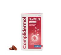 Complidermol® 5 Alfa PLUS Cápsulas | Fórmula pionera con Alphablok™ | Ayuda a prevenir la caída capilar | 60 cápsulas