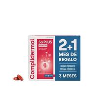 Complidermol® 5 Alfa PLUS Cápsulas Pack 2+1 | 3 meses al precio de 2 | Fórmula pionera con Alphablok™ | Ayuda a prevenir la caída capilar | 180 cápsulas