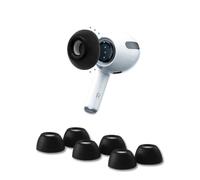 Comply 3.0 Tapones de Espuma Premium compatibles con Apple AirPods Pro Gen 1 y 2, tamaño Grande, Nueva edición Limitada, Negro Fantasma, 3 Pares, Aislamiento de Ruido Superior, Fabricado en Estados