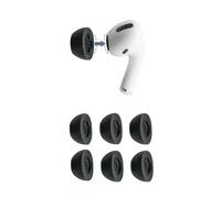 Comply Almohadillas de Espuma para Auriculares Apple AirPods Pro Generación 1 y 2, máxima Comodidad, Ajuste inquebrantable, 3 Pares, Negro, pequeñas
