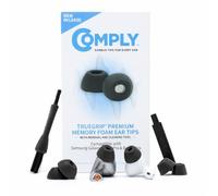 Comply Foam TrueGrip - Almohadillas de Espuma viscoelástica para Samsung Galaxy Buds 3 Pro, tamaño Grande, Color Negro (3 Pares), Relleno de Calcetines pequeños, Aislamiento de Ruido cómodo con