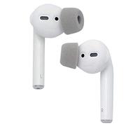 COMPLY SoftCONNECT for Airpods, grey, medium | Almohadillas de repuesto de espuma para Apple AirPods 1 y 2, auriculares, la mayoría de modelos genéricos de tamaño