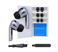 Comply Tapones para los oídos de espuma premium compatibles con Samsung Galaxy Buds3 Pro, talla L, nueva versión 2025 con herramienta de limpieza, color negro, 3 pares, fabricados en Estados Unidos