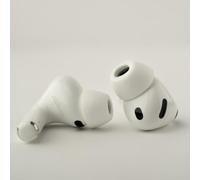 Comply TrueGrip | Almohadillas de Espuma viscoelástica Premium de Repuesto para Apple AirPods Pro (3 generación) | Excelente Aislamiento acústico | Blanco, Talla L, 3 Pares