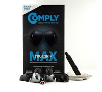 Comply TrueGrip MAX - Almohadillas de Espuma viscoelástica para Samsung Galaxy Buds3 Pro, tecnología SmartSkin™, Color Negro, tamaño S, 3 Pares