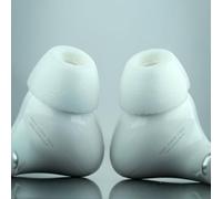 Comply TrueGrip MAX | Tapones de Repuesto Premium de Espuma con Memoria para Apple AirPods Pro (1 y 2 generación) | Tecnología SmartSkin™ | Blanco, tamaño M, 1 par.