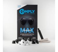 Comply TrueGrip MAX | Tapones de Repuesto Premium de Espuma con Memoria para Apple AirPods Pro (1 y 2 generación) | Tecnología SmartSkin™ | Negro, tamaño L, 1 par.