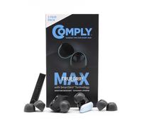 Comply TrueGrip MAX TW-200-A - Almohadillas de Espuma viscoelástica para Anker Soundcore, JBL, Skullcandy, EarFun y más, máxima Comodidad, Ajuste Seguro, Aislamiento de Ruido Superior, Negro, Grande