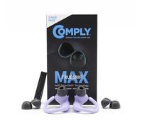 Comply TrueGrip MAX TW-400-C - Almohadillas de Espuma viscoelástica TrueGrip MAX para Powerbeats Pro 2, Technics EAH-AZ80 y más, máxima Comodidad, Ajuste Seguro, Aislamiento de Ruido Superior, Negro