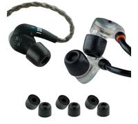 Comply TX-500 - Aislamiento con cancelación de Ruido para Auriculares con Espuma de Memoria (Talla L, 3 Pares) Color Negro