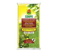 COMPO Abono Césped 2 en 1, Césped sano con menos malas hierbas, 7,5Kg | Fertiliza y previene malas hierbas simultáneamente, tecnología de liberación lenta para efecto duradero