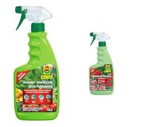 COMPO Axiendo Insecticida ultrapolivalente, Para plantas de interior y exterior, Efecto duradero, Envase pulverizador, 750 ml & Insecticida Geranios, Específico para Mariposa de Geranio, 750 ml