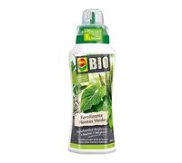 COMPO BIO Fertilizante Plantas Verdes, Hierro magnesio azufre, 500 ml | Hojas verdes fuertes y sanas, refuerza resistencia a enfermedades, apto para agricultura ecológica oficial