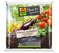 COMPO Bio Huerto Urbano Humus Sólido, Enmienda Orgánica Vermicompost, Crecimiento sano de frutas y verduras, Apto para la agricultura ecológica, 10L